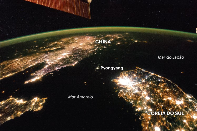 Lights Out para a Coreia do Norte: Espaço Foto revela isolamento do País